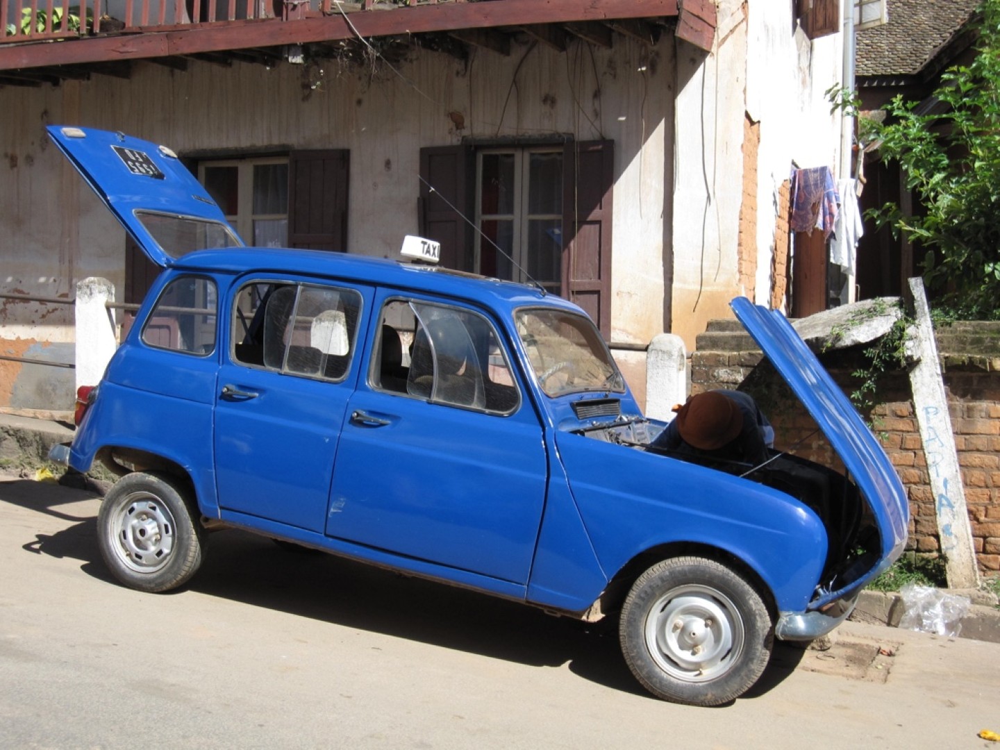 Photo d'un taxi Renault 4